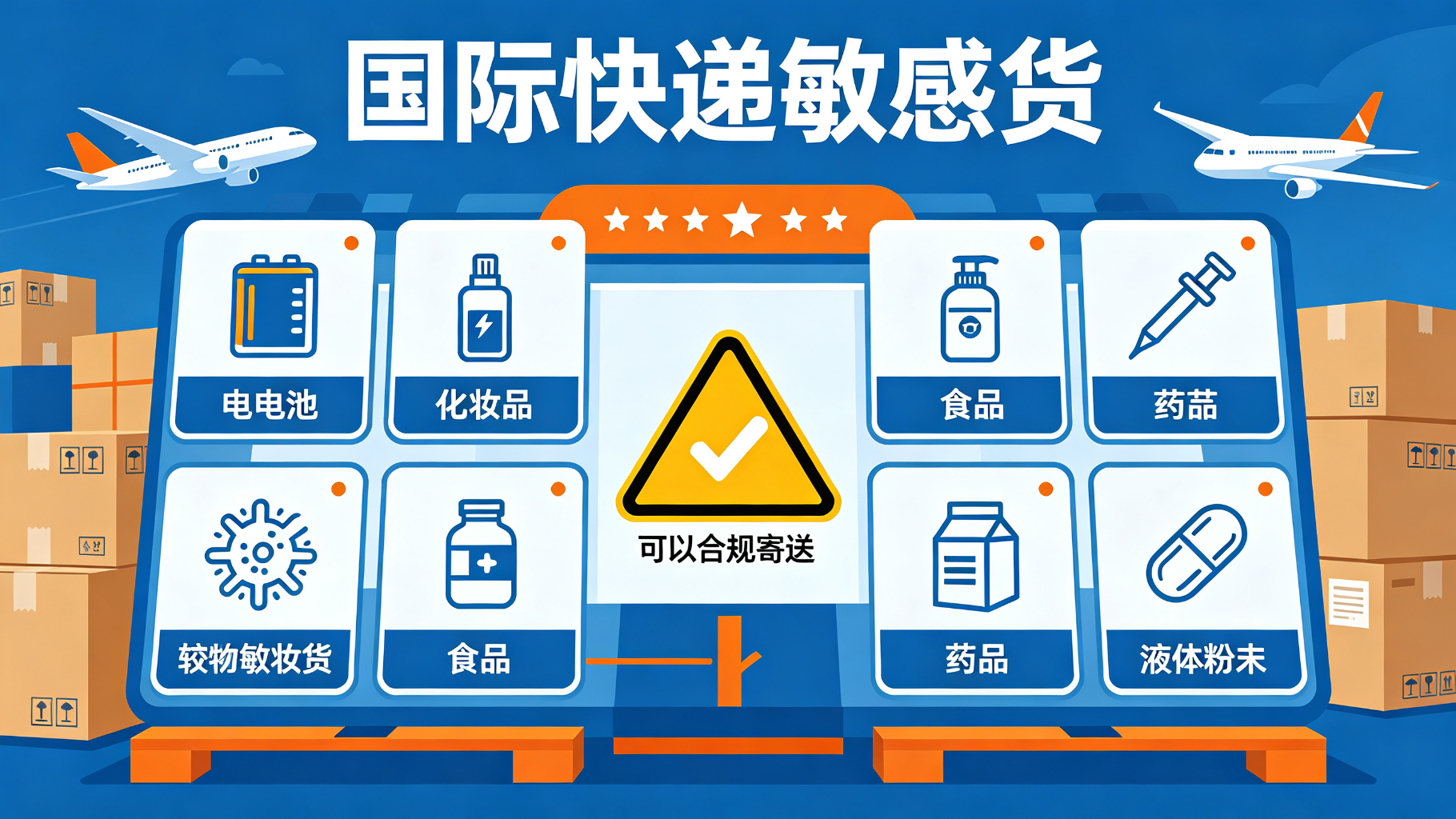 国际快递敏感货怎么寄?哪些能寄哪些不能寄?老货代手把手教你选渠道